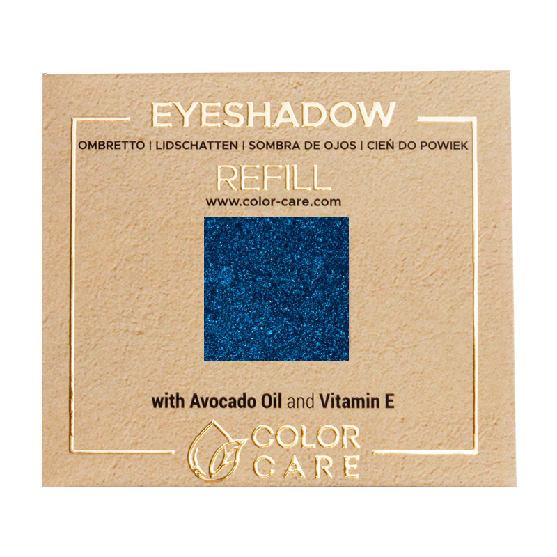 Color Care Pearl - Violet Blue perłowy cień do powiek wegański - 040 Indigo, 2 g