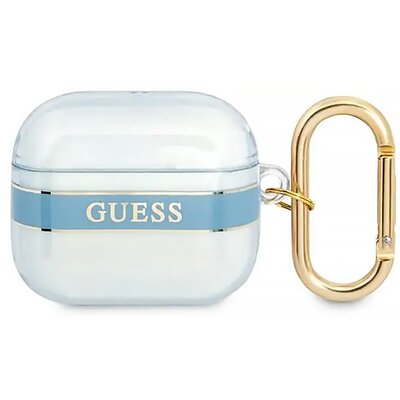Etui na słuchawki GUESS Strap Collection do Apple AirPods 3 Niebieski
