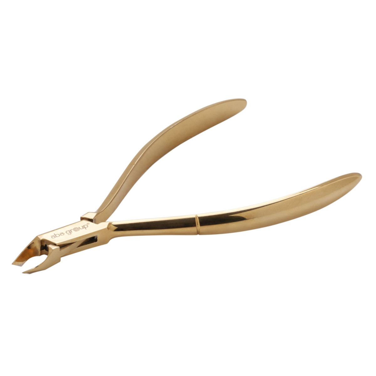 Aba Group cążki do skórek jednosprężynowe, złote, 3 mm, 1 szt.