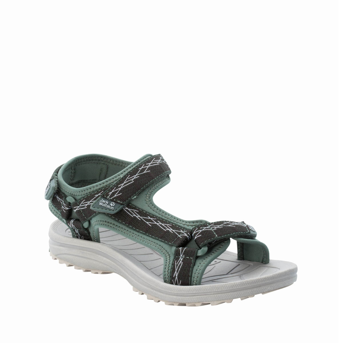 Sandały damskie Jack Wolfskin WAVE BREAKER W hedge green - 35,5