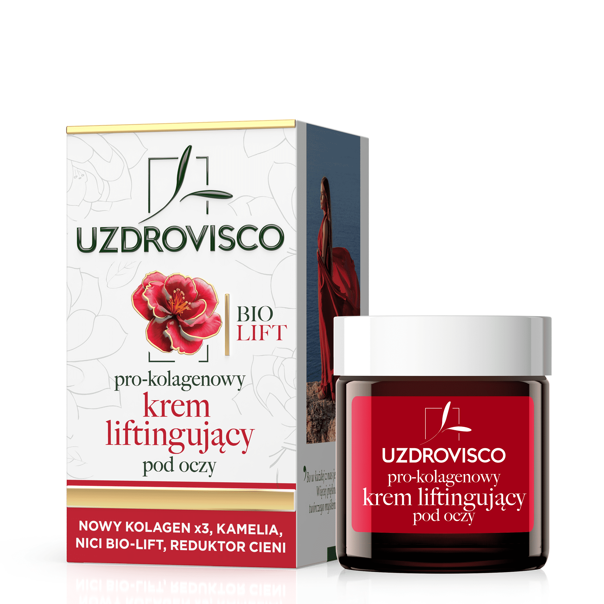 Uzdrovisco pro-kolagenowy krem liftingujący pod oczy, 25 ml