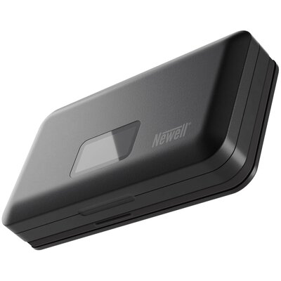 Ładowarka dwukanałowa NEWELL LCD do akumulatorów NP-FW50 Sony + powerbank + czytnik kart SD