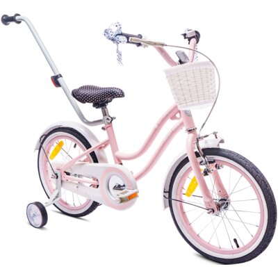 Rower dziecięcy SUN BABY Heart Bike 16 cali dla dziewczynki Różowy 2022