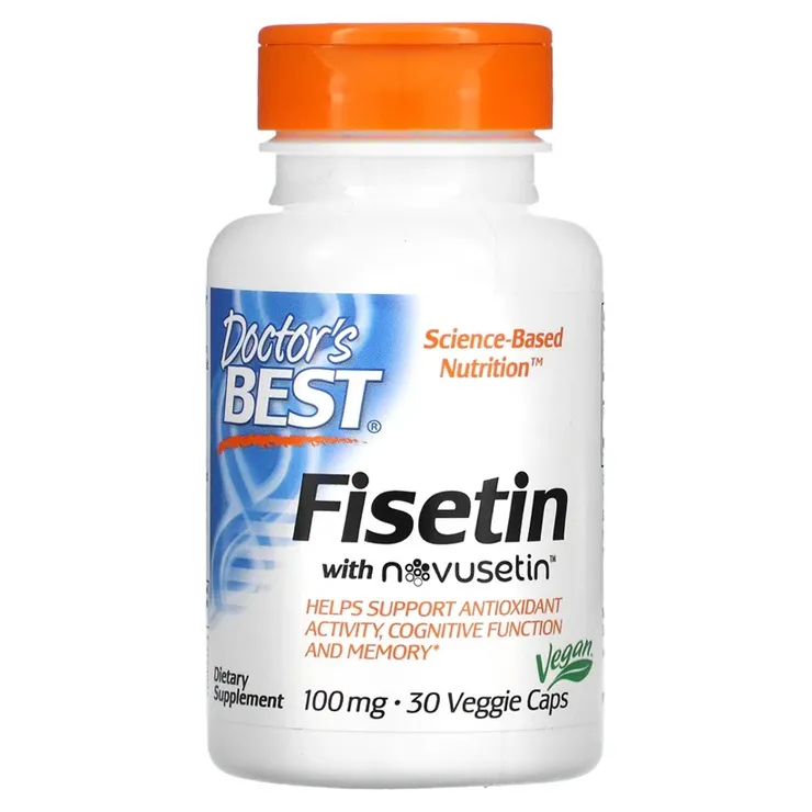 Doctor's Best Fisetin + Novusetin 100 mg suplement diety, 30 kaps./1 opak.