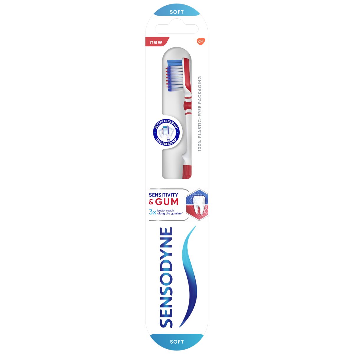 Sensodyne Sensitivity & Gum szczoteczka do mycia zębów miękka, 1 szt.