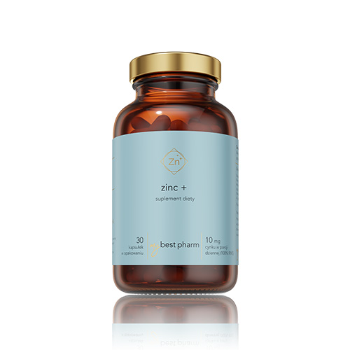 MyBestPharm MyBest Zinc+ suplement diety, 30 kaps./1 opak.