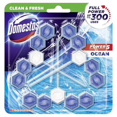 Kostka do WC DOMESTOS Power 5 Ocean 3x55g