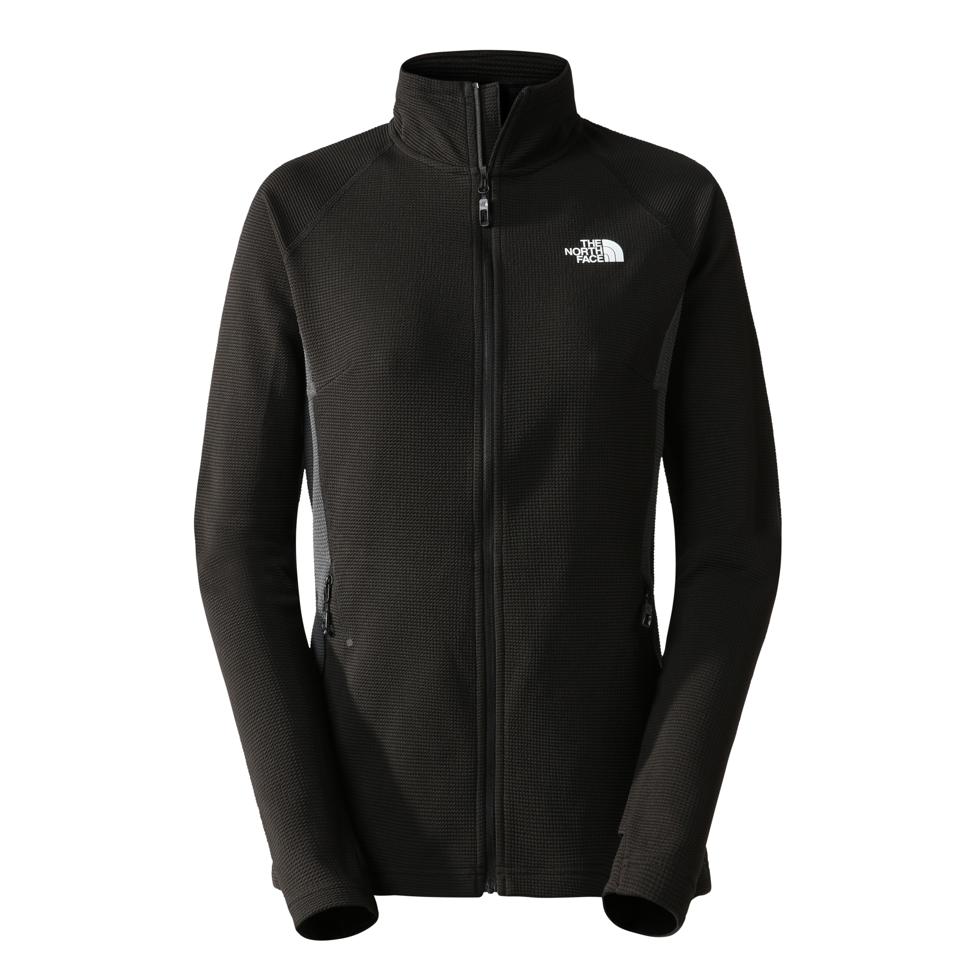 Damska bluza polarowa The North Face AO Full Zip Midlayer black/asphalt grey - XS