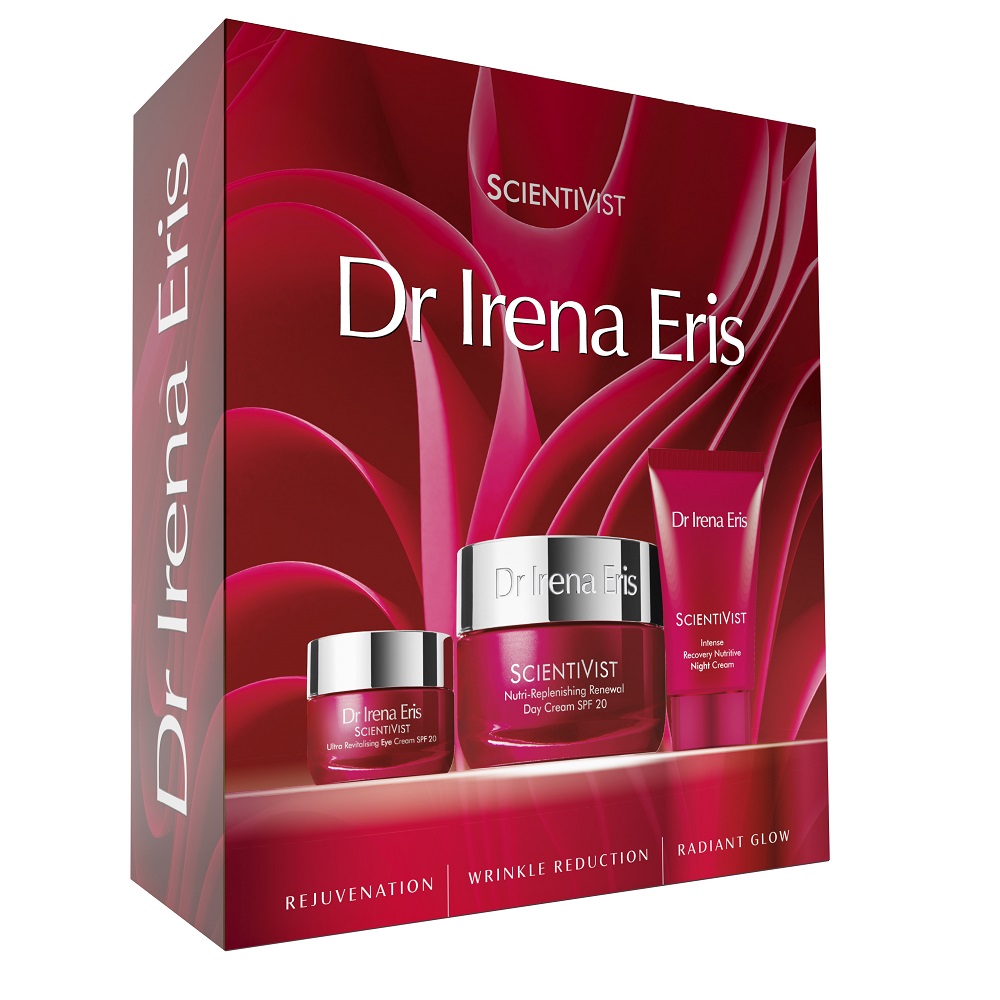 Dr Irena Eris ScientiVist zestaw: odżywczy krem regenerujący na dzień SPF20, 50 ml + odbudowujący krem odżywczy na noc, 30 ml + odżywczy krem pod o...