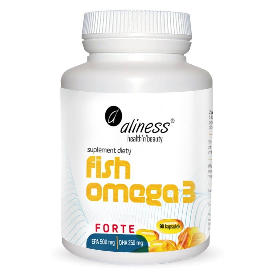 Aliness Fish Omega-3 FORTE suplement diety, 90 kaps./1 opak.