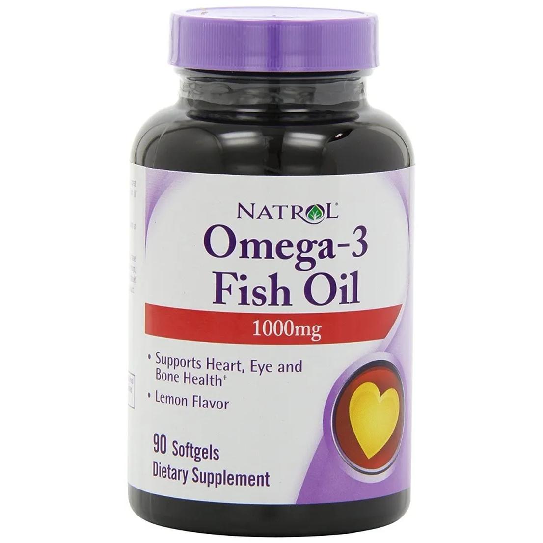 Natrol Omega-3 suplement diety, 1000mg, 90 kaps./1 opak.