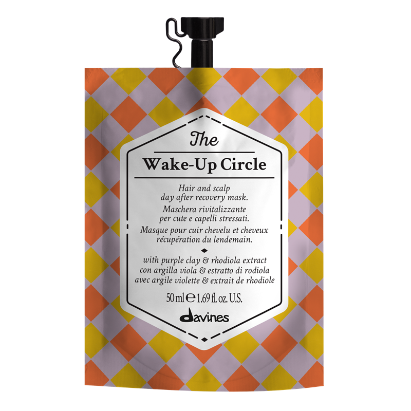 Davines The Circle Chronicles Wake-Up Circle  maska normalizująca włosy i skórę głowy i dająca witalność, 50 ml