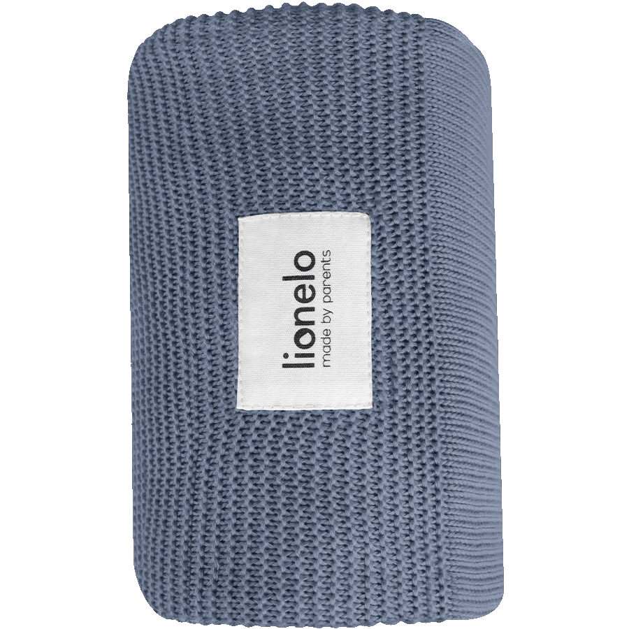 Lionelo Bamboo Blanket bambusowy kocyk dziecięcy Blue 75x100, 1 szt.