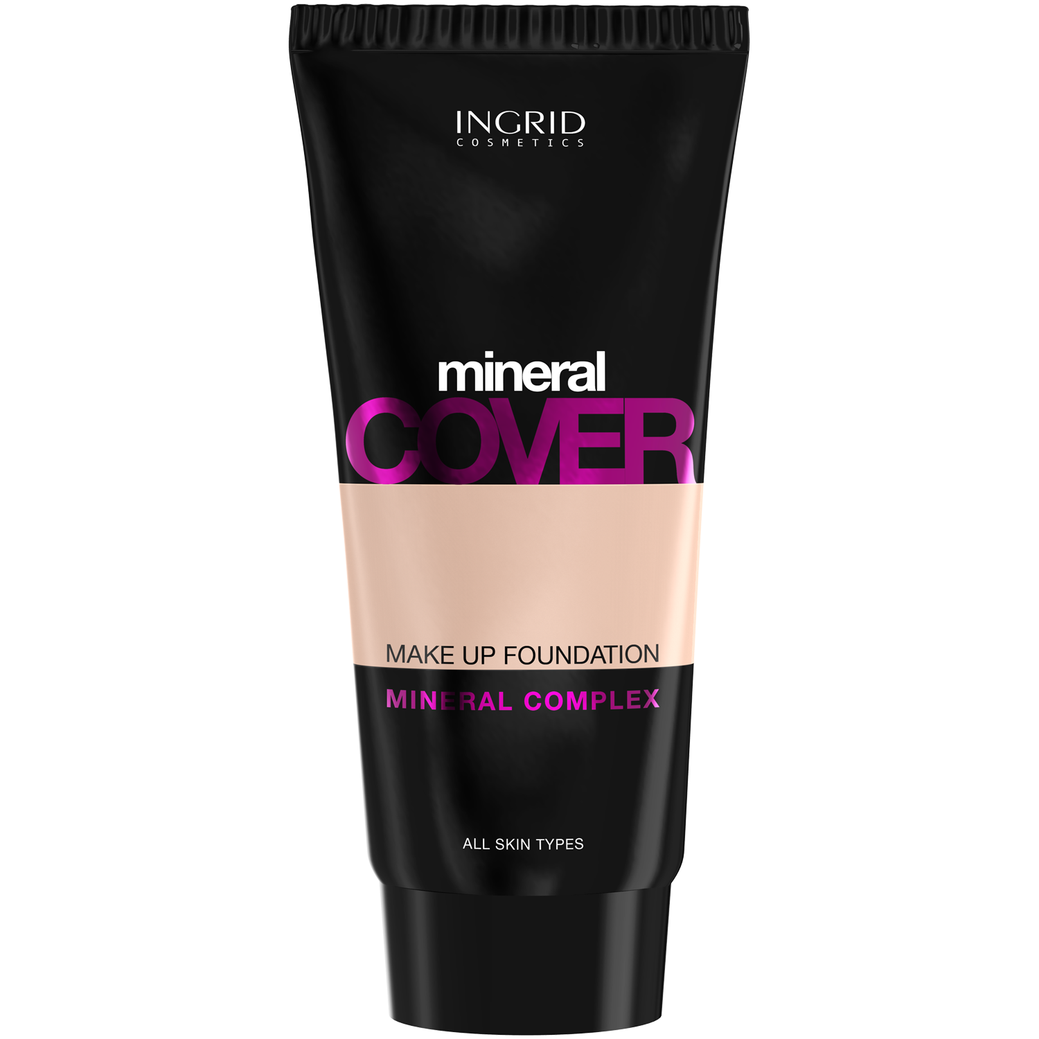 Ingrid Mineral Cover kryjący podkład do twarzy natural 015, 30 ml