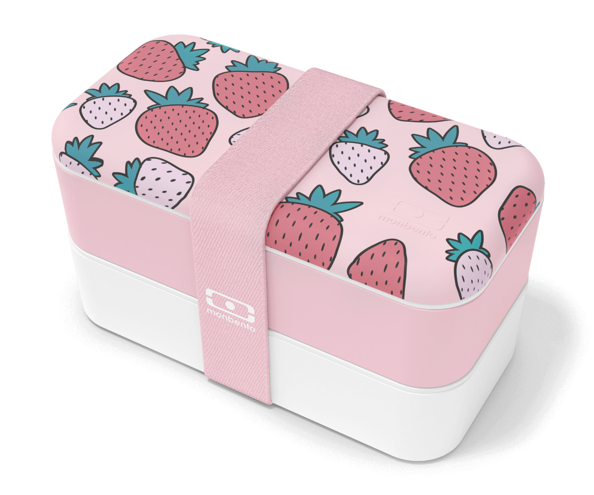 Monbento - Lunchbox Bento Original Graphic Strawberry