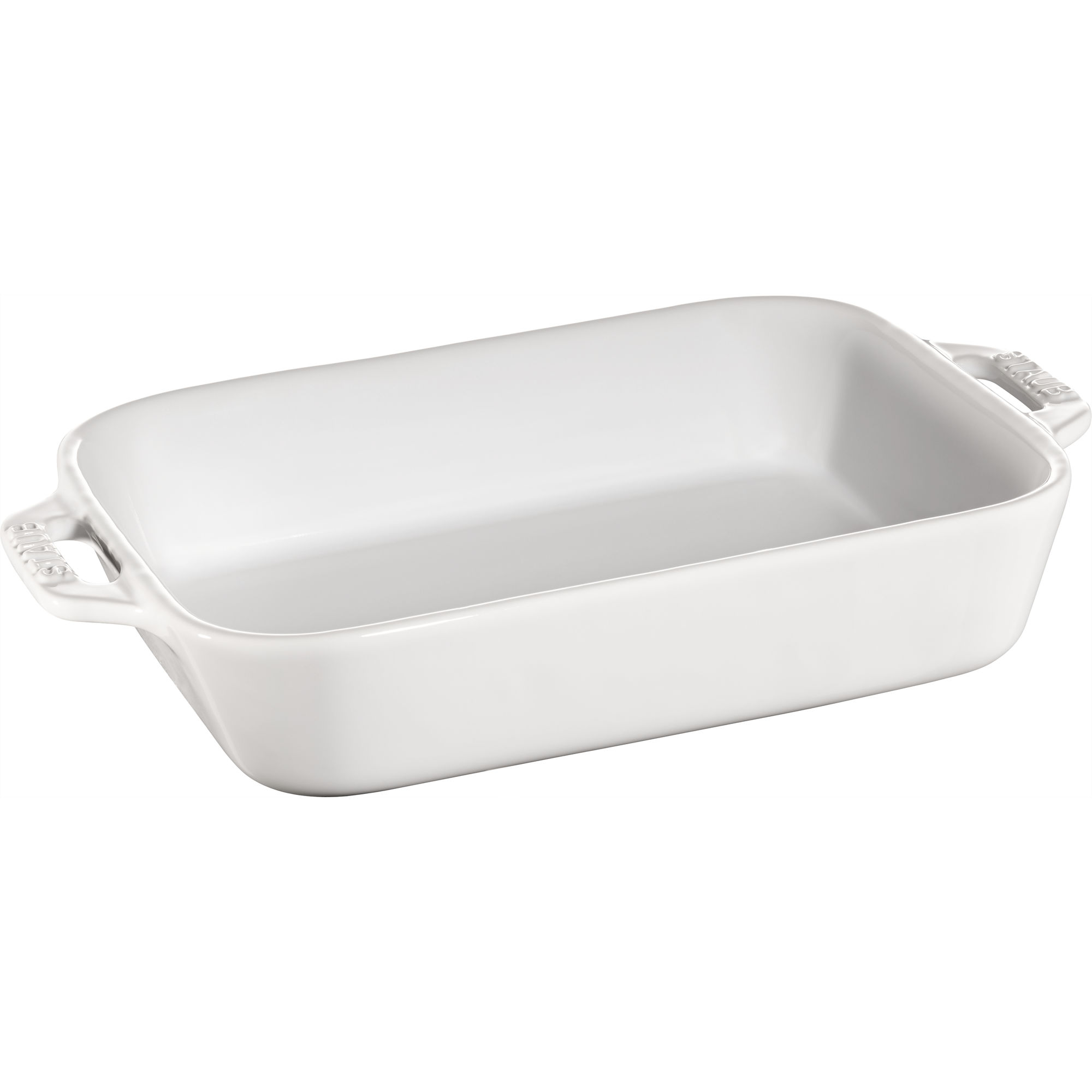 Staub - Prostokątny półmisek ceramiczny Cooking 1,1 L biały