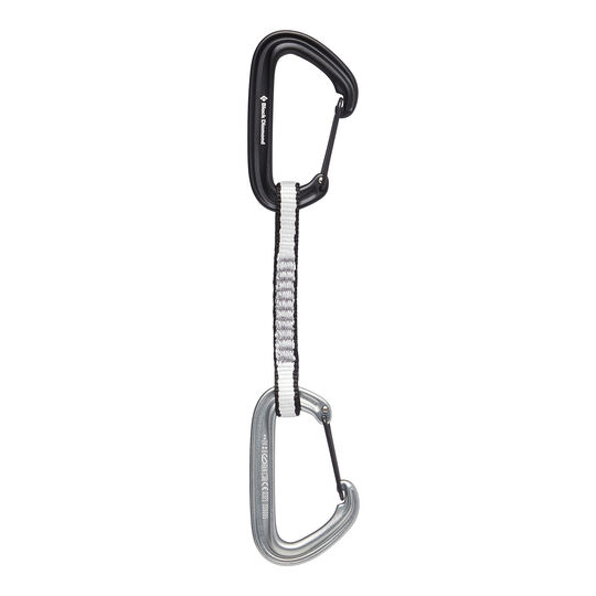 Ekspres wspinaczkowy Black Diamond LITEWIRE QUICKDRAW 12 cm light gray - ONESIZE
