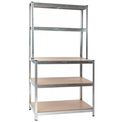 Regał magazynowy MIRPOL MIR-RMG-N150 100 x 30/60 x 180 cm