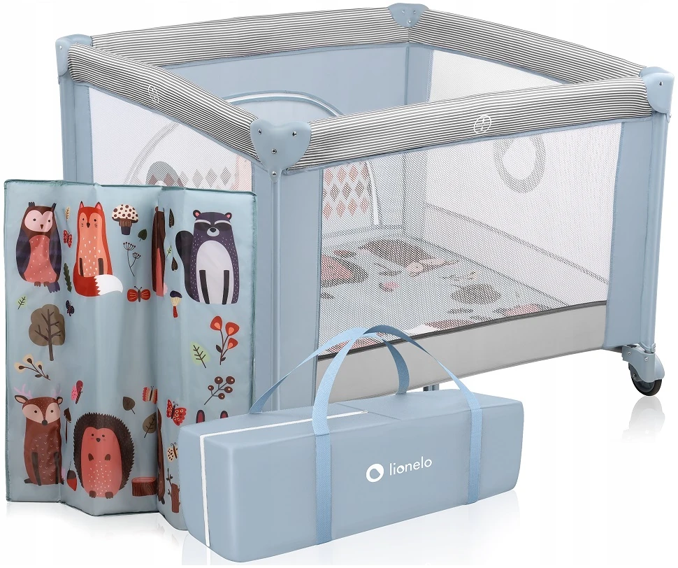 KOJEC DLA DZIECKA LIONELO LENE SKŁADANY KÓŁKA