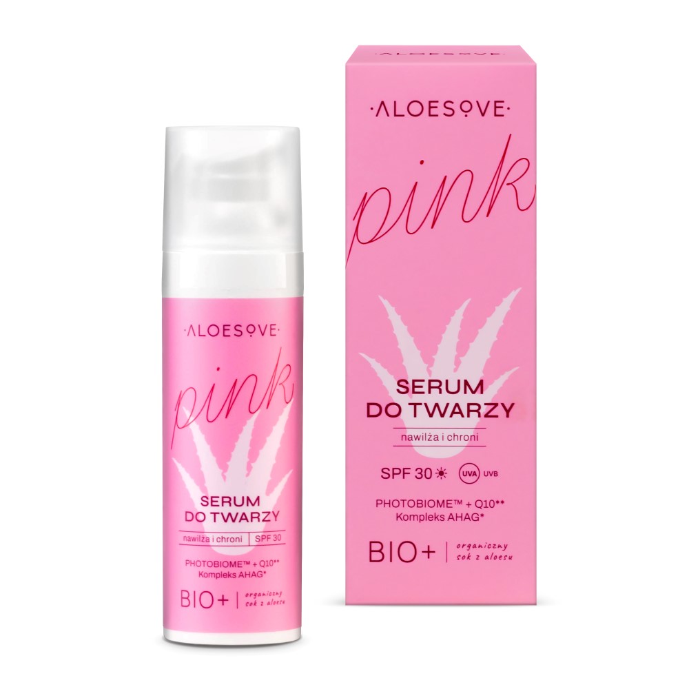 Aloesove Pink serum do twarzy z SPF30, 30 ml