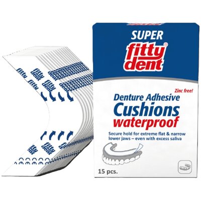 Podkładki pod protezę zębową FITTYDENT Cushions (15 szt.)