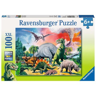 Puzzle RAVENSBURGER Dinozaury 10957 (100 elementów)