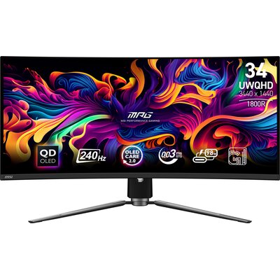 Monitor MPG 341CQPX 34.18" QD-OLED 3440x1440px 240Hz 0.03 ms [GTG] Curved