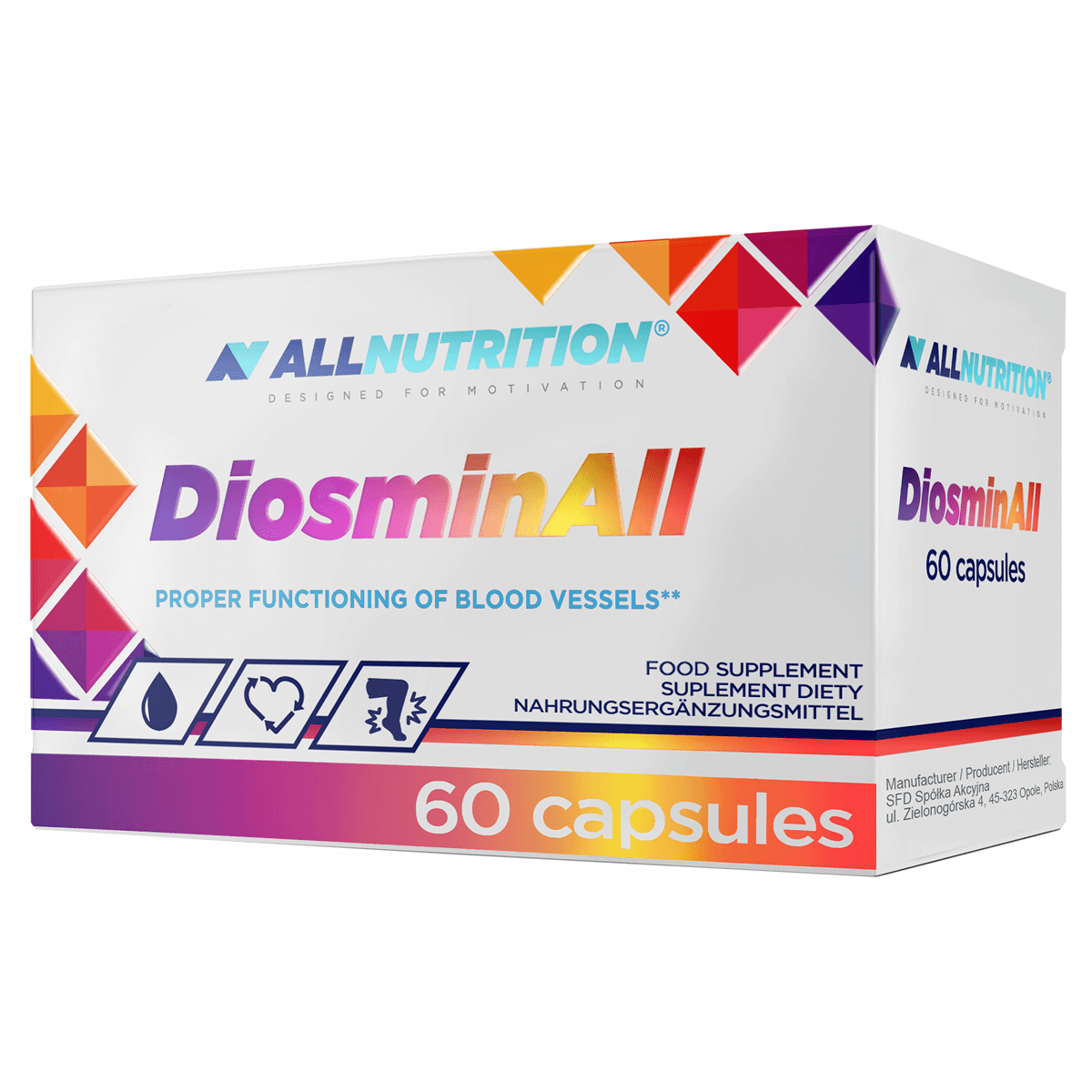 Allnutrition DiosminAll, suplement diety, 60 kapsułek