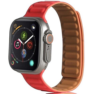 Pasek BELINE Magnetic do Apple Watch 2/3/4/5/6/7/8/SE/SE 2 (38/40/41mm) Czerwony