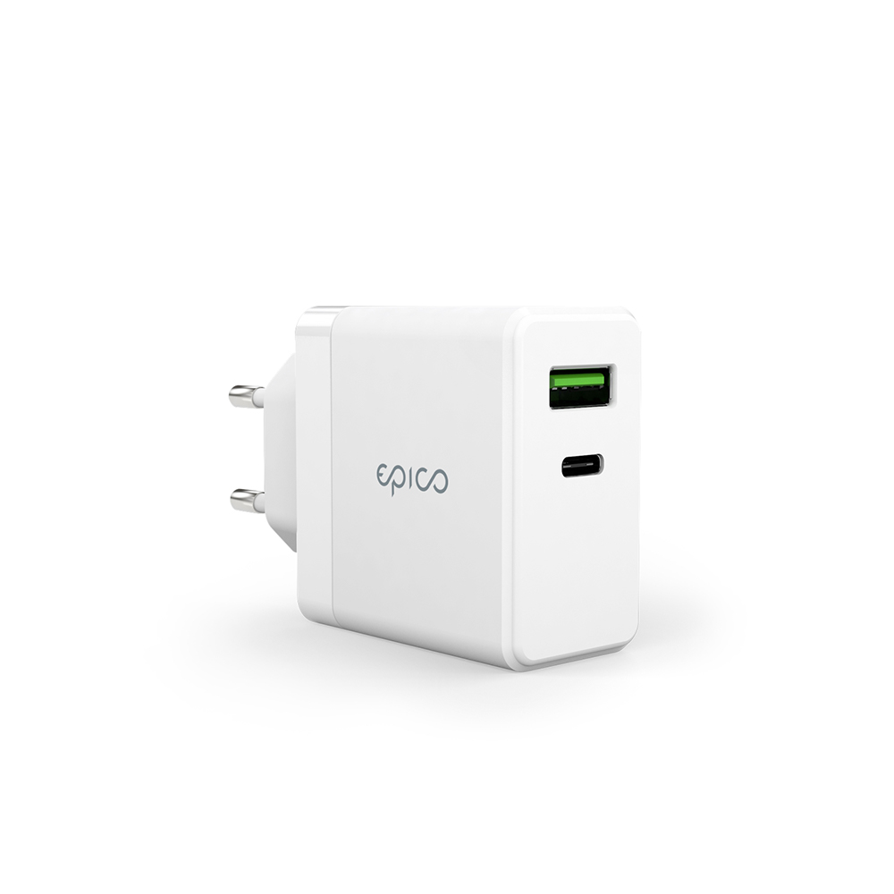 Epico Charger 65W GaN USB-C USB-A - ładowarka sieciowa