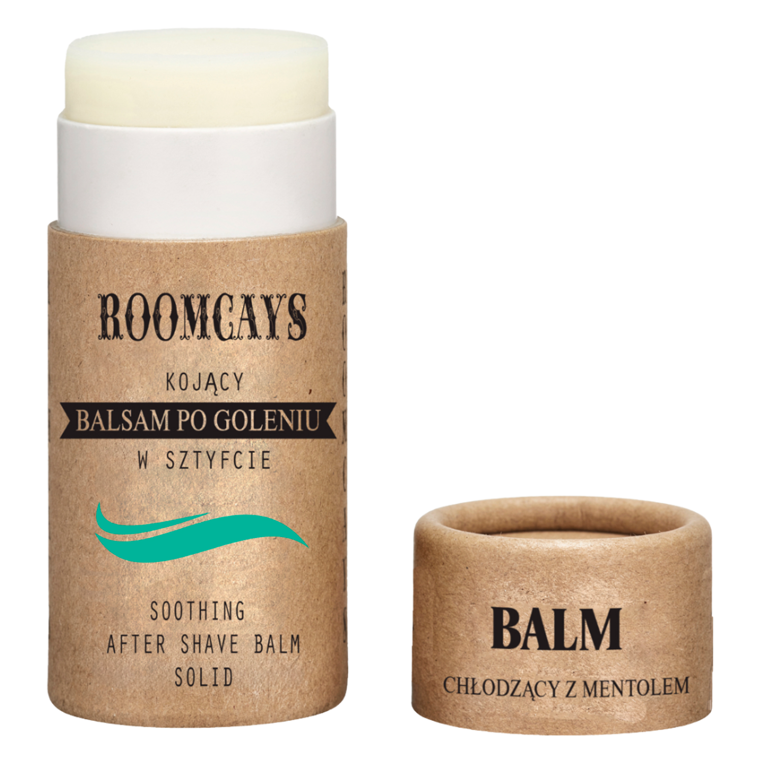 Roomcays balsam po goleniu w sztyfcie w tubie zero waste, 35 g