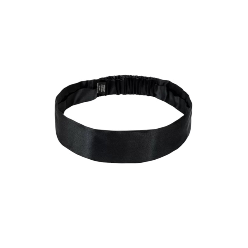 So Fluffy jedwabna opaska Jane - czarna, 1 szt.