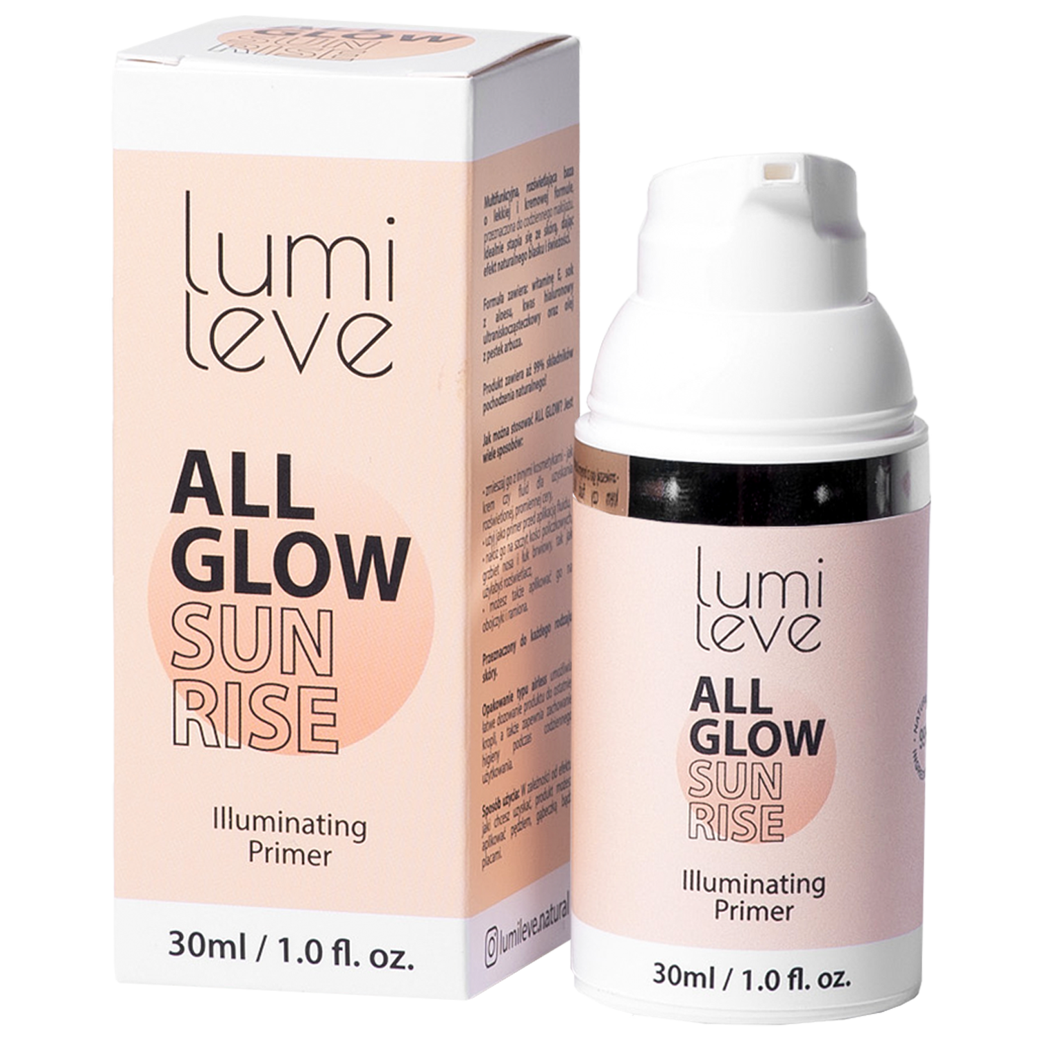 Lumileve All Glow rozświetlacz Sunrise, 30 ml