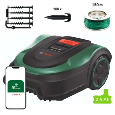 Robot koszący BOSCH Indego S+ 500 sterowanie Wi-Fi
