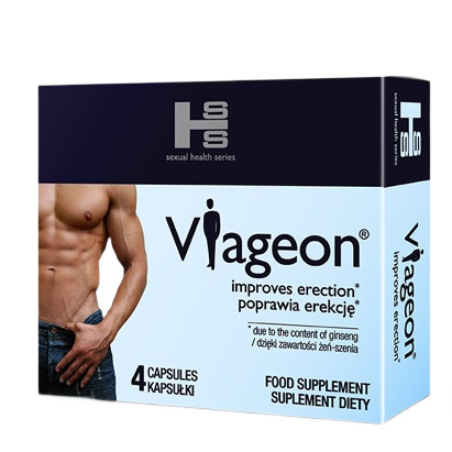 Sexual Health Series Viageon suplement diety wspierający erekcję, 4 kaps./1 opak.