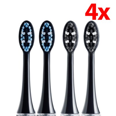 Oryginalna końcówka do szczoteczki VITAMMY Pearl+ Noire TOW012269 (4 szt.) (Delikatne czyszczenie)