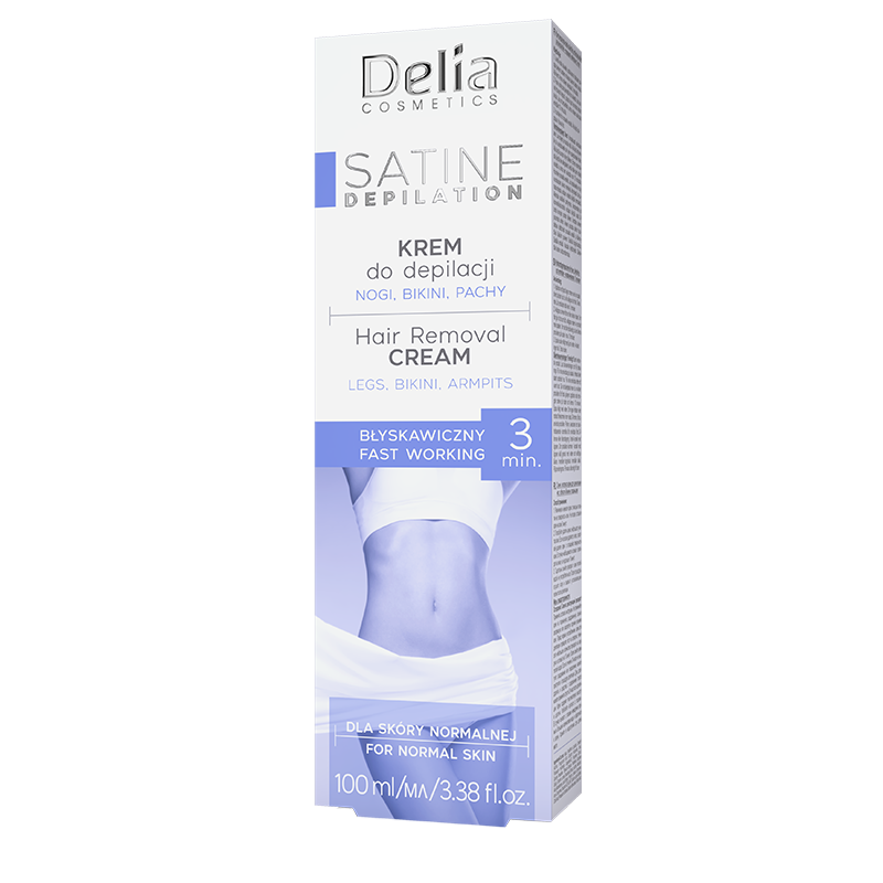 Delia Satine błyskawiczny krem do depilacji, 100 ml