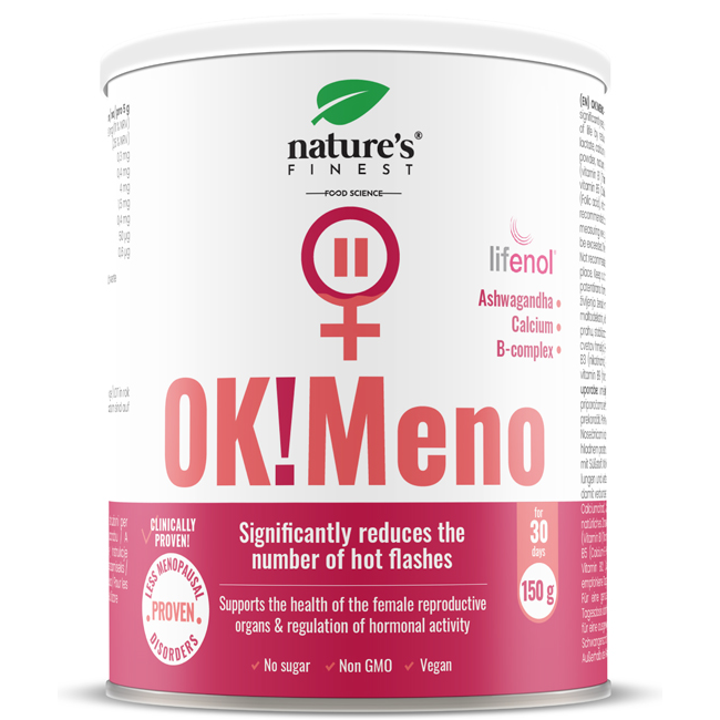 Nature's Finest Ok!Menopause suplement diety na menopauzę, 150 g