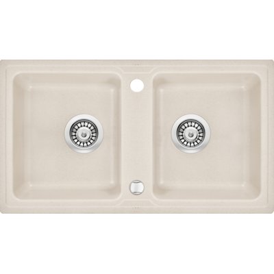 Zlewozmywak dwukomorowy DEANTE Zorba ZQZ 5203 Beżowy 43.5x78