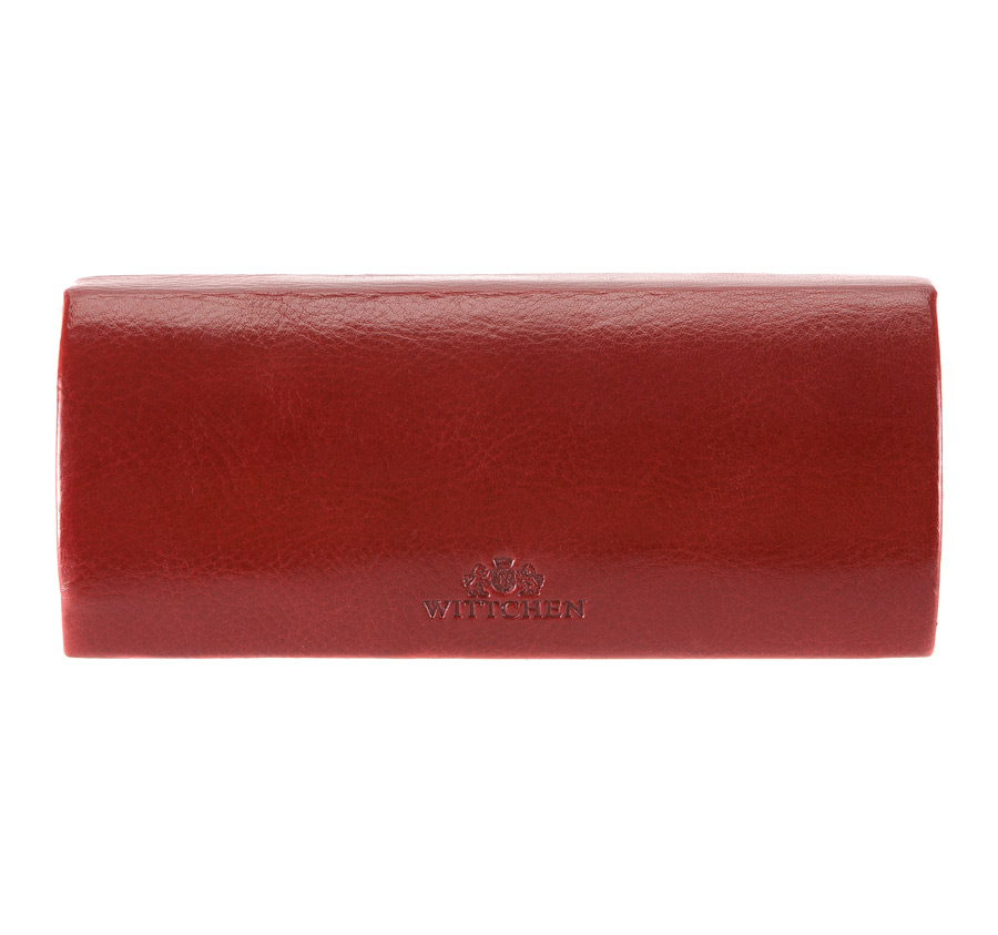 WITTCHEN Etui na okulary brązowe Italy skóra licowa