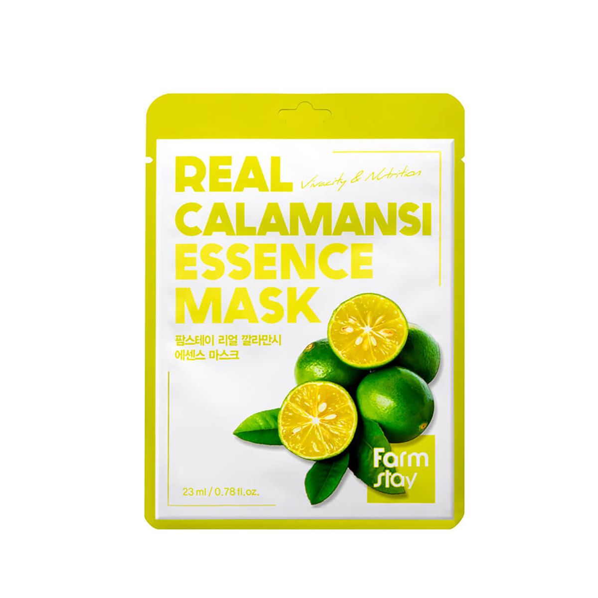 Farmstay Real Calamansi Essence maska do twarzy, 23 ml