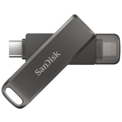 Pendrive SANDISK iXpand Luxe 64GB, Lightning / USB-C, Odczyt 150 Mb/s, Zapis 40 Mb/s