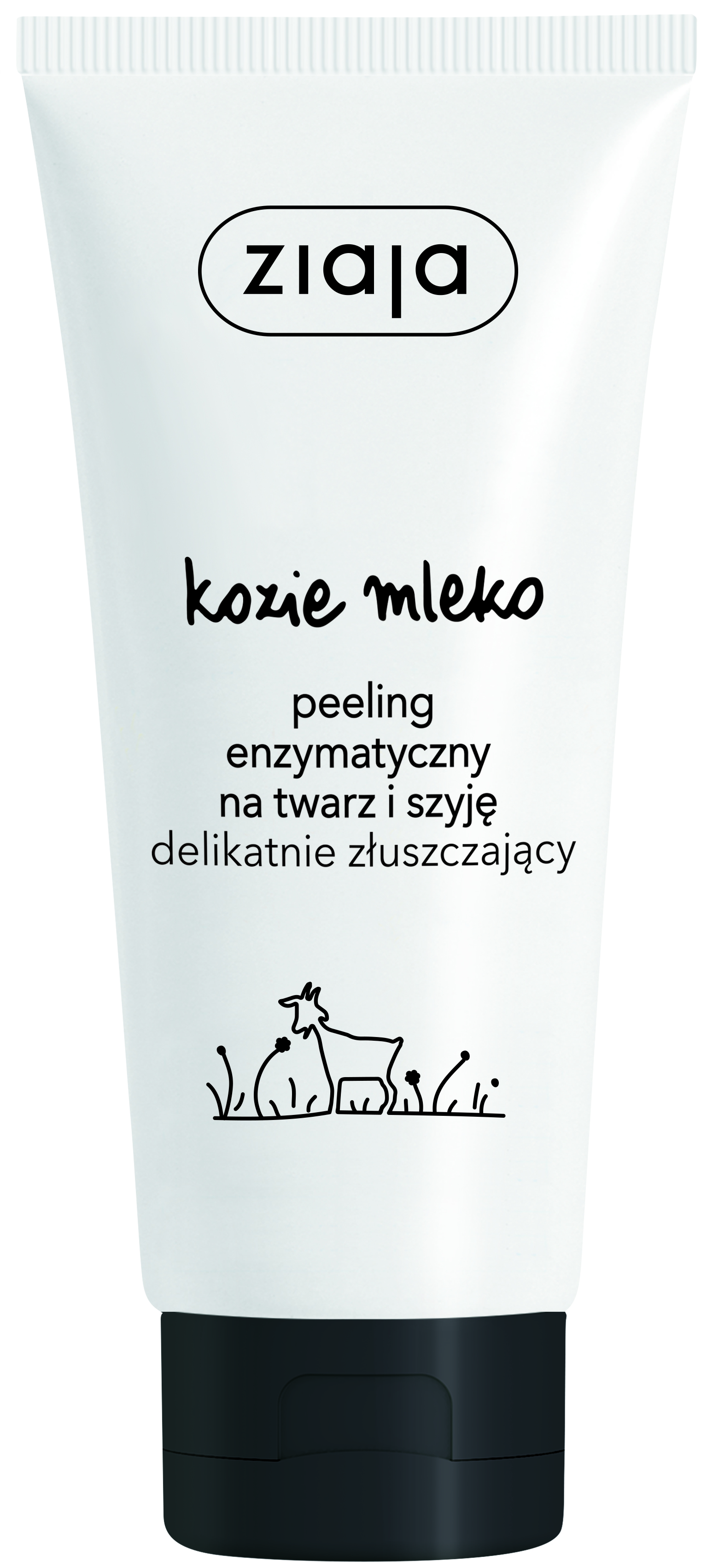 Ziaja Kozie Mleko, peeling enzymatyczny do twarzy, 75 ml