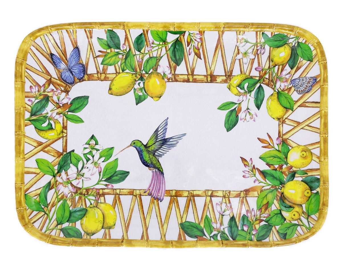 Les Jardins de la Comtesse - Taca z melaminy do serwowania Capri 45 x 32 cm