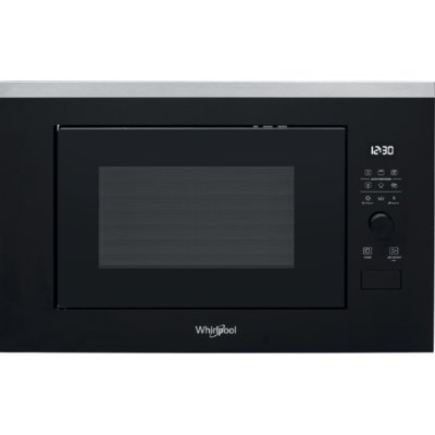 Kuchenka mikrofalowa WHIRLPOOL WMF250G 900W średnica 28.4 cm pojemność 25L Czarny + inox