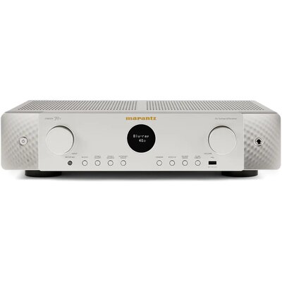 Amplituner MARANTZ Cinema 70s Srebrno-Złoty 7.2-kanałowy, Slim, 8K, DTS:X, BT, Wi-Fi,  AirPlay2, Multiroom HEOS, Spotify