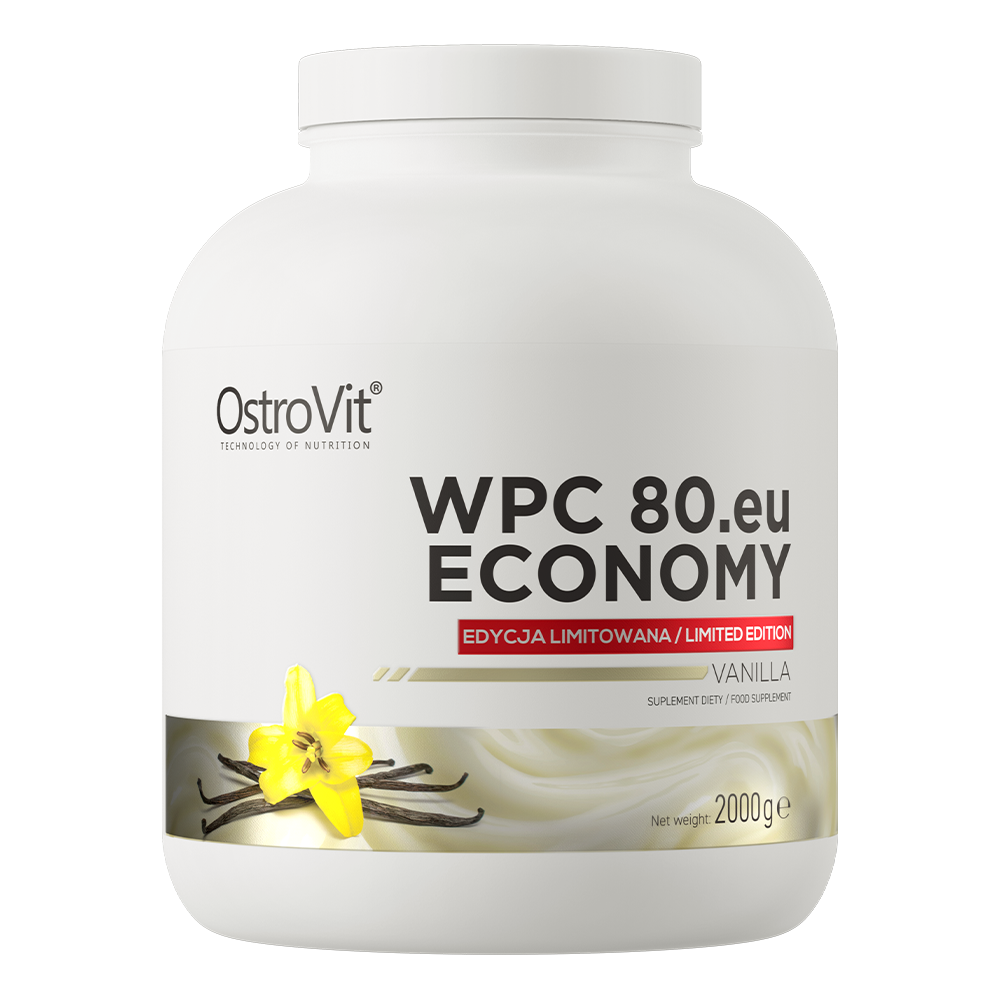 OstroVit WPC80.eu ECONOMY 2000 g o smaku waniliowym