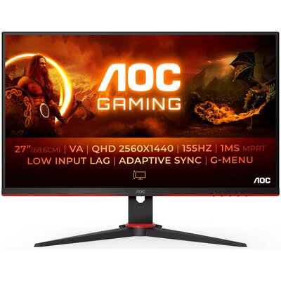 Monitor AOC Q27G2E 27" 2560x1440px 155Hz 1 ms [MPRT]