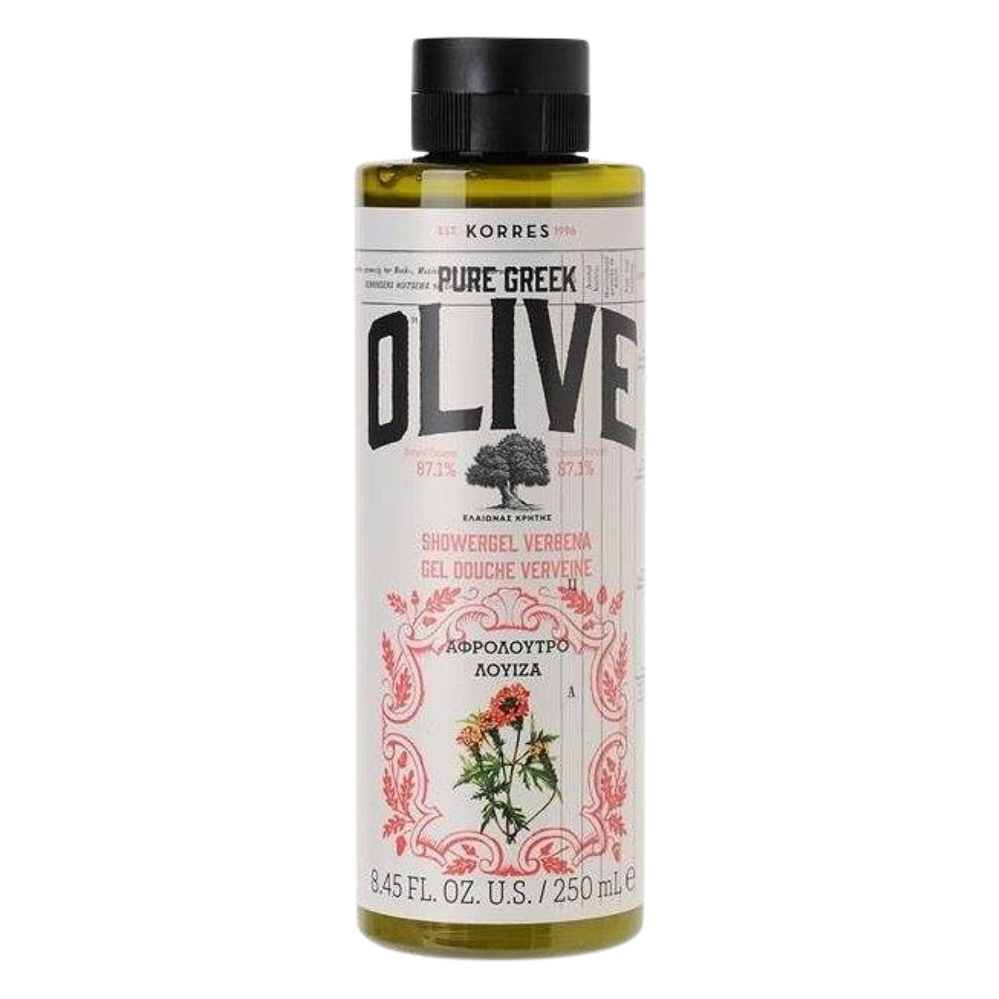 Korres Pure Greek Olive żel pod prysznic Verbena, 250 ml