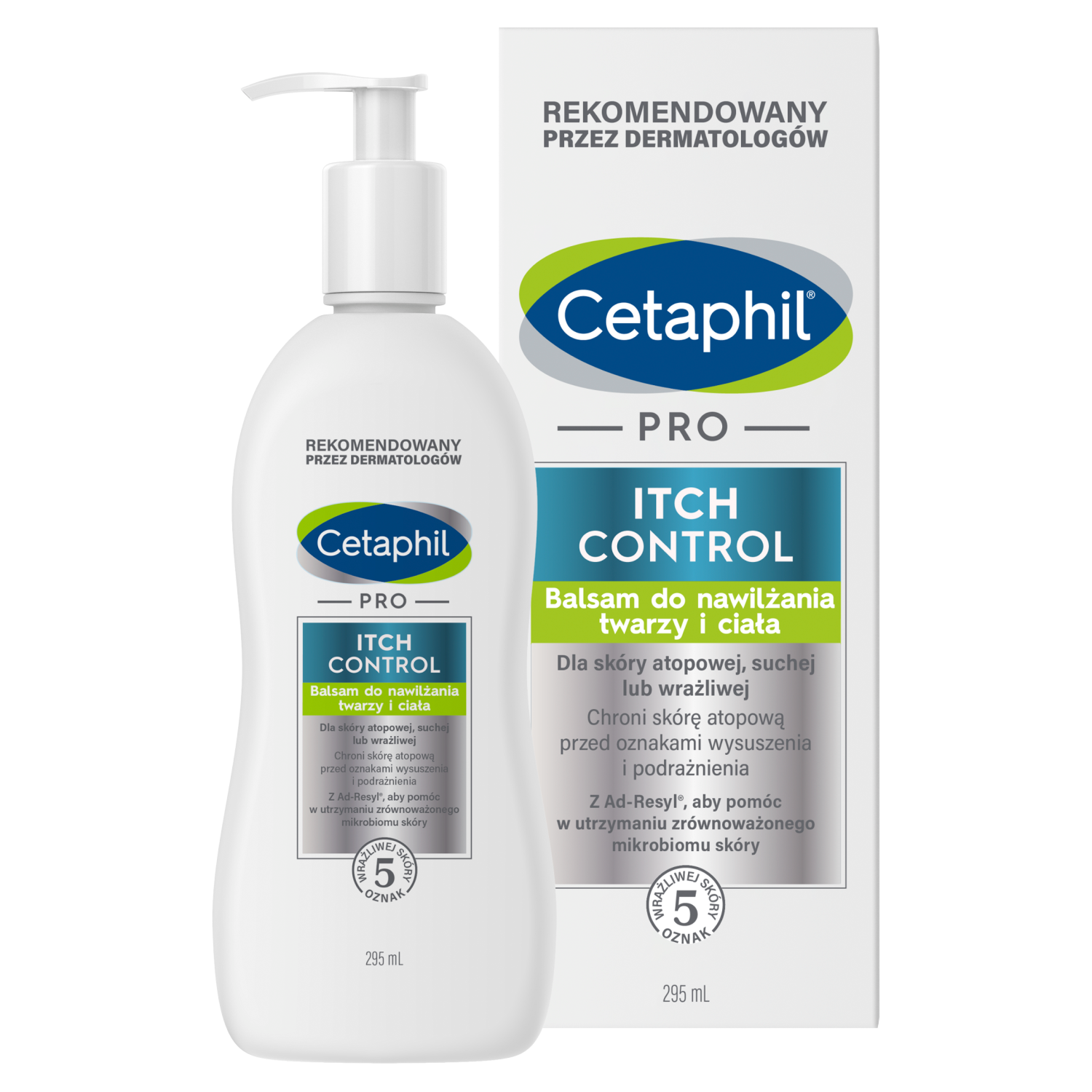 Cetaphil Pro Itch Control balsam do nawilżania twarzy, 295 ml